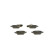 Brake Pad Set, disc brake BP1953 Bosch, Thumbnail 6