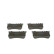 Brake Pad Set, disc brake BP1954 Bosch, Thumbnail 6