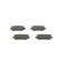 Brake Pad Set, disc brake BP1957 Bosch, Thumbnail 5