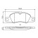 Brake Pad Set, disc brake BP1958 Bosch, Thumbnail 7