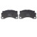 Brake Pad Set, disc brake BP1961 Bosch, Thumbnail 6