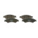 Brake Pad Set, disc brake BP1965 Bosch