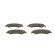 Brake Pad Set, disc brake BP1965 Bosch, Thumbnail 5