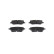 Brake Pad Set, disc brake BP1966 Bosch, Thumbnail 4