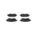 Brake Pad Set, disc brake BP1966 Bosch, Thumbnail 6