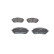 Brake Pad Set, disc brake BP1967 Bosch