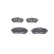 Brake Pad Set, disc brake BP1967 Bosch, Thumbnail 3