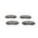 Brake Pad Set, disc brake BP1967 Bosch, Thumbnail 5