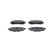 Brake Pad Set, disc brake BP1967 Bosch, Thumbnail 4