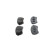 Brake Pad Set, disc brake BP1967 Bosch, Thumbnail 5