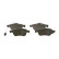 Brake Pad Set, disc brake BP1969 Bosch