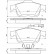 Brake Pad Set, disc brake BP1969 Bosch, Thumbnail 8