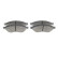 Brake Pad Set, disc brake BP1972 Bosch, Thumbnail 3