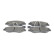 Brake Pad Set, disc brake BP1972 Bosch, Thumbnail 5