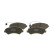 Brake Pad Set, disc brake BP1973 Bosch