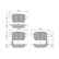 Brake Pad Set, disc brake BP1976 Bosch, Thumbnail 7