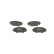 Brake Pad Set, disc brake BP1977 Bosch