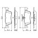 Brake Pad Set, disc brake BP1985 Bosch, Thumbnail 7