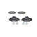 Brake Pad Set, disc brake BP1987 Bosch