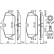 Brake Pad Set, disc brake BP1987 Bosch, Thumbnail 7