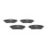 Brake Pad Set, disc brake BP1991 Bosch, Thumbnail 6