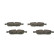 Brake Pad Set, disc brake BP1992 Bosch, Thumbnail 5