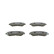 Brake Pad Set, disc brake BP1995 Bosch, Thumbnail 6