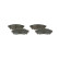 Brake Pad Set, disc brake BP1996 Bosch