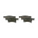 Brake Pad Set, disc brake BP1997 Bosch