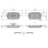 Brake Pad Set, disc brake BP1997 Bosch, Thumbnail 7