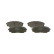 Brake Pad Set, disc brake BP2001 Bosch