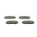 Brake Pad Set, disc brake BP2001 Bosch, Thumbnail 5