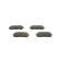 Brake Pad Set, disc brake BP2002 Bosch, Thumbnail 4