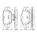 Brake Pad Set, disc brake BP2004 Bosch, Thumbnail 7