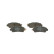 Brake Pad Set, disc brake BP2006 Bosch, Thumbnail 3