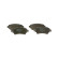 Brake Pad Set, disc brake BP2007 Bosch