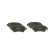 Brake Pad Set, disc brake BP2007 Bosch, Thumbnail 3