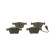 Brake Pad Set, disc brake BP2009 Bosch, Thumbnail 3