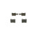 Brake Pad Set, disc brake BP201 Bosch, Thumbnail 6