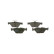 Brake Pad Set, disc brake BP2010 Bosch