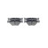 Brake Pad Set, disc brake BP2010 Bosch, Thumbnail 7