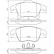 Brake Pad Set, disc brake BP2011 Bosch, Thumbnail 8