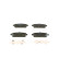 Brake Pad Set, disc brake BP2012 Bosch, Thumbnail 6