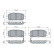 Brake Pad Set, disc brake BP2012 Bosch, Thumbnail 7