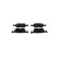 Brake Pad Set, disc brake BP2013 Bosch, Thumbnail 6