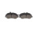 Brake Pad Set, disc brake BP2019 Bosch, Thumbnail 7