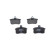 Brake Pad Set, disc brake BP2020 Bosch, Thumbnail 3