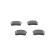 Brake Pad Set, disc brake BP2020 Bosch, Thumbnail 5