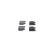 Brake Pad Set, disc brake BP2021 Bosch, Thumbnail 7