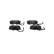 Brake Pad Set, disc brake BP2023 Bosch, Thumbnail 6